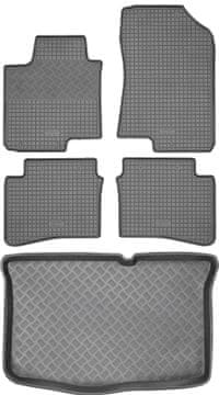 Hyundai i20 II Hatchback od 2014-2020. Set - gumeni podmetači za automobil + tepih za prtljažnik