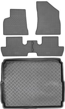 Peugeot 3008 I crossover od 2009-2016. Komplet - set gumenih tepiha za automobil + prtljažnik