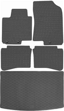 Hyundai i20 II Hatchback od 2014-2020. Set - gumeni podmetači za automobil + tepih za prtljažnik
