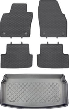 Audi A1 II GB Sportback Hatchback od 07.2018r. Set - gumeni podmetači za automobil i prostirka za prtljažnik