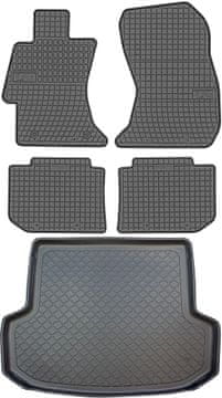 Subaru Levorg karavan od 09.2015. set – gumeni tepisi za automobil i tepih za prtljažnik