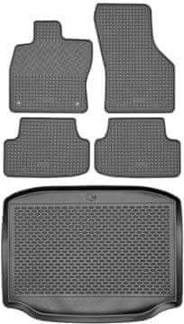 Seat Leon III Hatchback od 2013-2020. Set – gumeni tepisi za automobil + tepih za prtljažnik