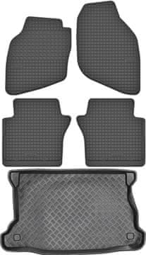 Honda Jazz I Hatchback od 2002-2008. Komplet - gumeni tepisi za automobil i tepih za prtljažnik