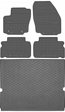 Ford Galaxy II minivan od 2006-2010, set - gumeni podmetači za automobil + tepih za prtljažnik