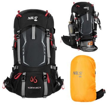 Northix Putni ruksak crni 30L + 10L - Proširivi ruksak