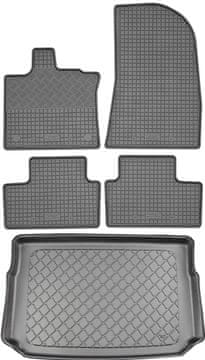 Renault Captur II SUV (5 vrata) od 01.2020. Set - gumeni podmetači za automobil + prtljažna prostirka