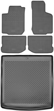 Skoda Octavia I Kombi od 1997-2010. Set – gumeni podmetači za automobil + prostirka za prtljažnik