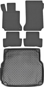 Mercedes C-Klasa W204 karavan od 2007-2014. Set - gumirani podmetači za automobil i podloga za prtljažnik