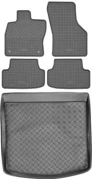 Seat Leon III ST Kombi od 2014-2020. Set - gumeni tepisi za automobil + prostirka za prtljažnik