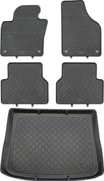 Volkswagen Tiguan I SUV od 07.2007-04.2016. ZESTAW - gumene prostirke za automobil + prostirka za prtljažnik