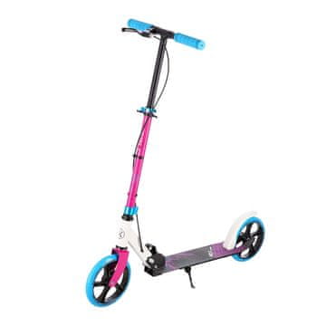 Northix Bijelo-ružičasti dječji romobil, podesiva visina