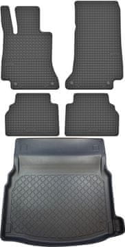 Mercedes E-Klasa W213 Sedan od 04.2016. Set gumenih podloga za automobil + podloga za prtljažnik