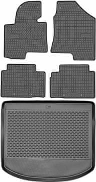 Kia Sportage III SUV od 2010-2016. Set - gumene podnice za automobil + tepih za prtljažnik