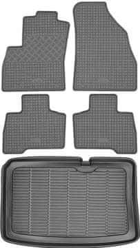 Fiat Fiorino III VAN od 2008-2018r. set - gumeni podmetači za automobil + tepih za prtljažnik