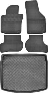 Seat Altea Hatchback od 2004. do 2015. SET - gumene autotepihe + prostirka za prtljažnik