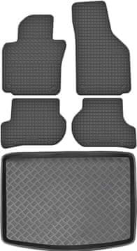 Seat Altea Hatchback od 2004. do 2015. SET - gumene autotepihe + prostirka za prtljažnik