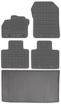 Renault Zoe hatchback od 2012-2024. Set gumenih tepiha za auto i tepih za prtljažnik