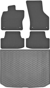 Audi A3 III Sportback od 2013-2020. Komplet – gumeni tepisi za automobil + prostirka za prtljažnik