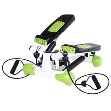 Northix Twist stepper s užadima, zeleni - Kompaktna fitness oprema