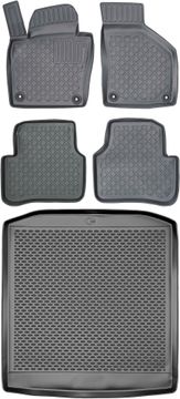 Komplet tepiha za automobil i prostirka za prtljažnik za Volkswagen Passat B6 Sedan 2005-2009