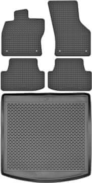 Seat Leon III Karavan od 2012-2019. Komplet - gumeni podlošci za automobil + prostirka za prtljažnik