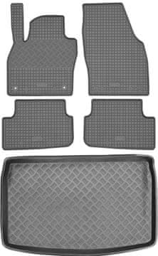 Volkswagen Polo VI Hatchback od 2018. set - gumeni podmetači za automobil + tepih za prtljažnik