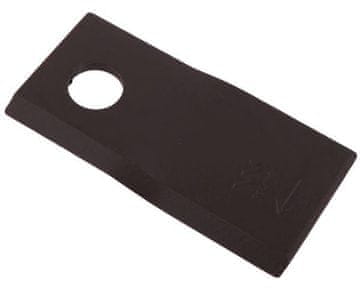 Desni nož kosilice 107x48x4mm rupa 18,5 primjena 90261560 99361560 Vicon Waryński (prodaje se u 25 komada)