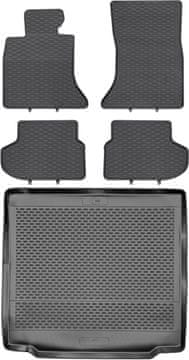 BMW 5 F11 Touring / Kombi od 2013-2017g. Set - gumirani podmetači za automobil + tepih za prtljažnik
