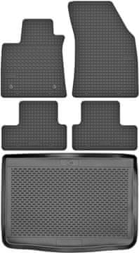 Renault Megane IV Hatchback od 2016. Set – gumeni podmetači za automobil i tepih za prtljažnik