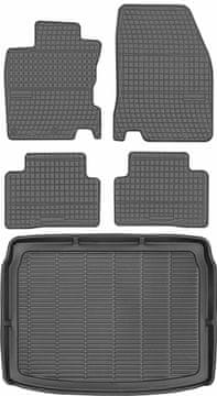 Nissan Qashqai II crossover od 2014., set - gumene prostirke za automobil + tepih za prtljažnik