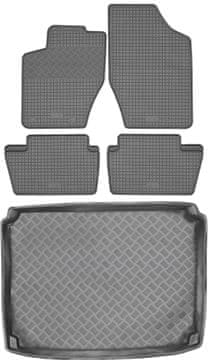 Citroen C4 I Coupe od 2004-2010. Komplet - gumeni tepisi za automobil i tepih za prtljažnik