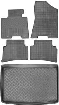 Kia Sportage IV SUV od 2015-2018. Set gumenih tepiha za automobil i tepih za prtljažnik