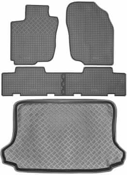 Toyota RAV4 III SUV od 2006-2012. Komplet - gumeni tepisi za automobil + prostirka za prtljažnik