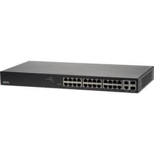 Axis T8524 PoE+ Upravljani gigabitni Ethernet (10/100/1000) mrežni preklopnik za montažu u rack, 01192-002