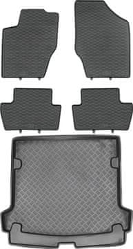 Peugeot 307 Kombi od 2001-2007. Set - gumeni podmetači za automobil + tepih za prtljažnik
