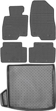 Mazda 3 III Sedan od 2013-2018. Set - gumeni tepisi za automobil i tepih za prtljažnik
