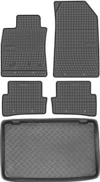 Renault Clio III Hatchback od 2005-2012. Set - gumeni podmetači za automobil + prostirka za prtljažnik