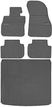 BMW 2 F44 Gran Coupe od 03.2020-2024r. set - gumeni tepisi za automobil + prostirka za prtljažnik