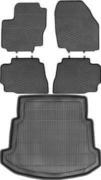 Ford Mondeo MK4 Hatchback od 2008.-2014. Komplet - gumene podnice za automobil i mata za prtljažnik