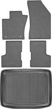 Jeep Renegade SUV od 2014-2018. Set - automatske gumene tepihe za automobil + tepih za prtljažnik