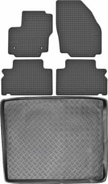 Ford S-Max I VAN od 2010. do 2014. SET - gumene autotepihe + prostirka za prtljažnik
