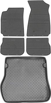Audi A4 B5 Kombi od 1994-2000. Set – gumeni tepisi za automobil i podloga za prtljažnik