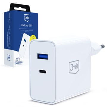 3M 3mk FlowPower 45W 1A1C PD3.0 QC4+ bijela