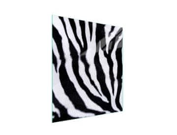 STAKLENA DASKA ZA REZANJE 45x52 Zebra