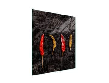 STAKLENA DASKA ZA REZANJE 45x52 Chili