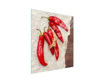 STAKLENA DASKA ZA REZANJE 45x52 Chili