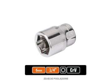 EG Nasadni ključ 1/4" šesterokutni 6 mm /