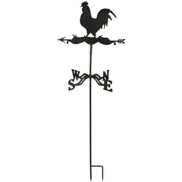 Esschert Design Vjetrokaz s pijetlom metalni