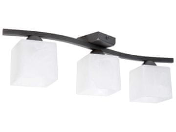Viseća stropna svjetiljka od stakla, 3x60W za LED