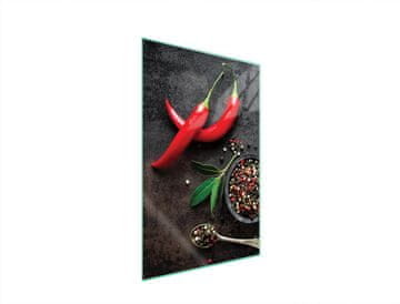 STAKLENA DASKA ZA REZANJE 35x52 Chili